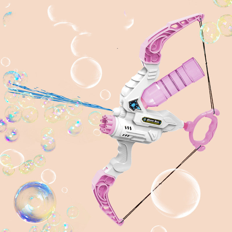 Hot 2 In 1 Bubble Gun Electric Bow And Arrow
