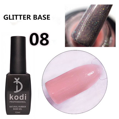 a picture of a nail polish with glitter base