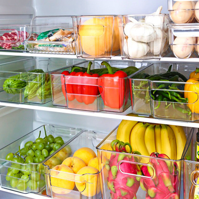 Household Kitchen Transparent Refrigerator Storage Box