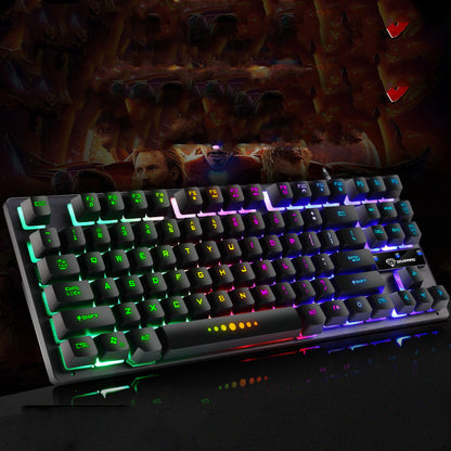 Eating Chicken Character Glowing Game Floating Keyboard