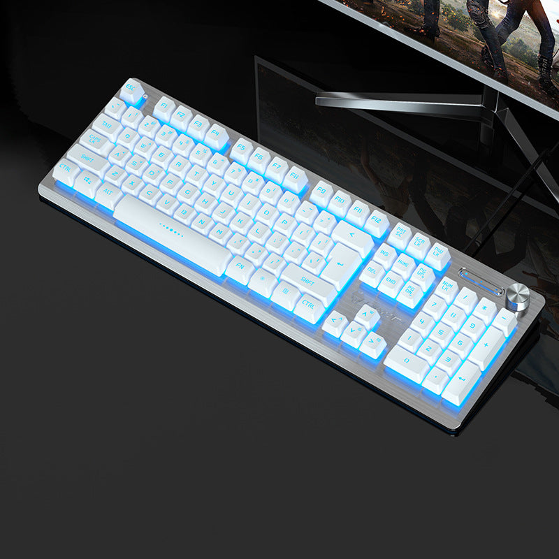 Wolftu Outer Code Spot Supports Usb Mixed Color Mechanical Axis Gaming Wired Keyboard