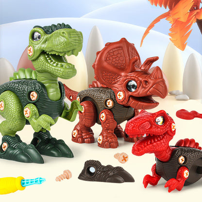 Dinosaur Toys Little Boy Children'S Puzzle Diy Assembled Toys