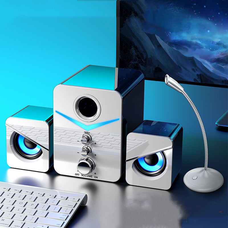 Compatible With  , Computer Audio Home Desktop Notebook Universal Small Speaker