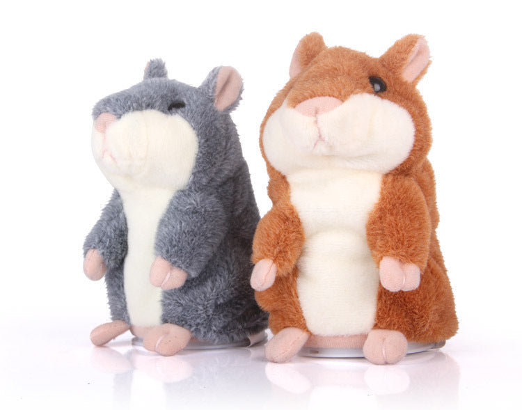 Learn to repeat hamster plush toys