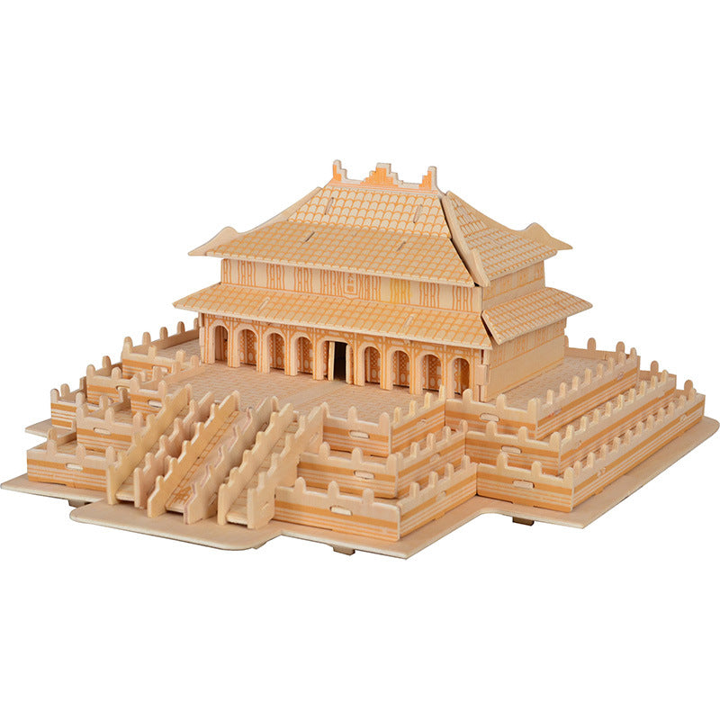 Three - Dimensional Wooden Puzzle Toys