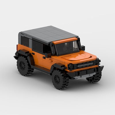 Building Blocks Jeep Bricks  Technic Model Toy Set 