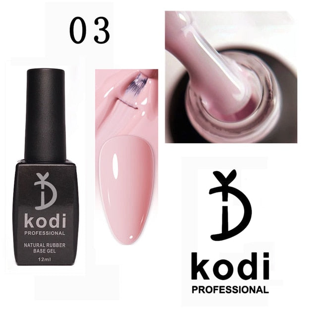 a picture of a pink nail polish with the words kodi on it