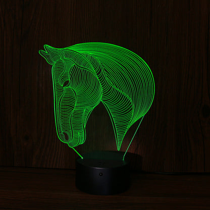 horse's head LED night lights