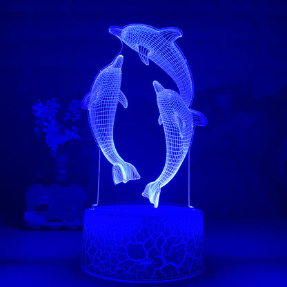 Remote Touch Control 3D LED Night Light