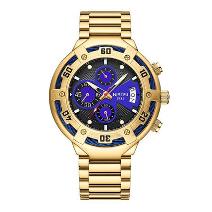 New Multi-functional Men's Watch Fashion Business Quartz Watch