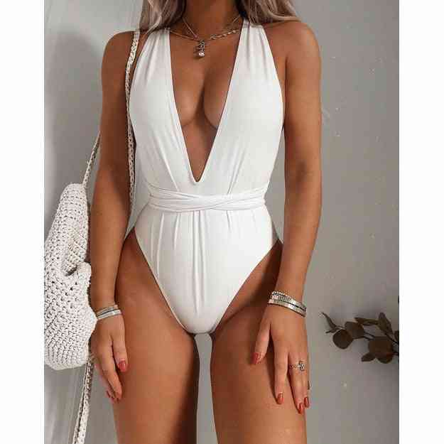 Sexy High Waist One-Piece - Trotters Independent Traders