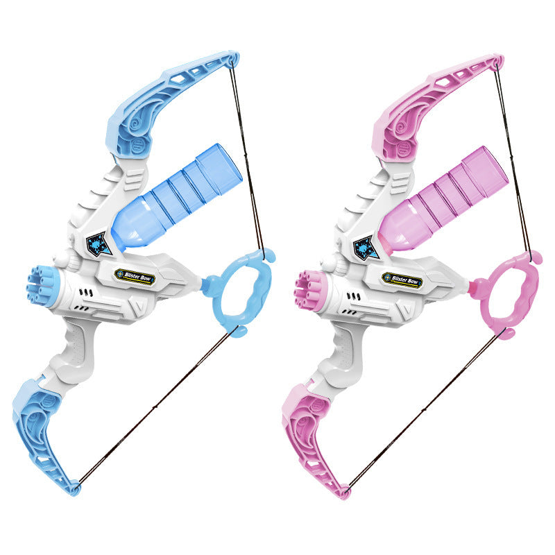Hot 2 In 1 Bubble Gun Electric Bow And Arrow