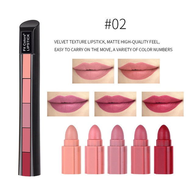 Matte Velvet Non-stick Cup Lipstick Waterproof Cosmetics 