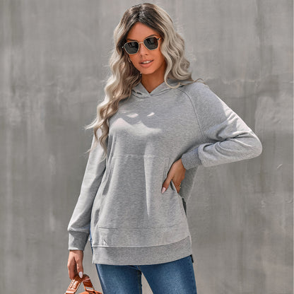 Hooded Pullover Solid Color Hoodie - Trotters Independent Traders