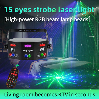 Multicolored Lights KTV Atmosphere Lights Rotating Voice