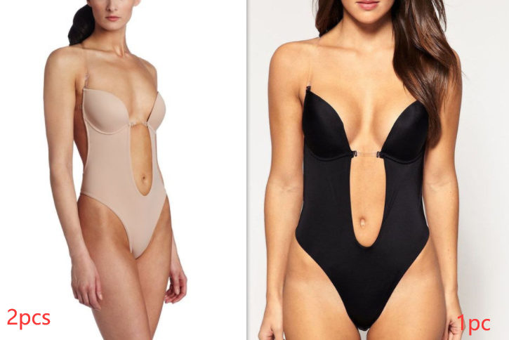 a woman in a bodysuit and a woman in a swimsuit