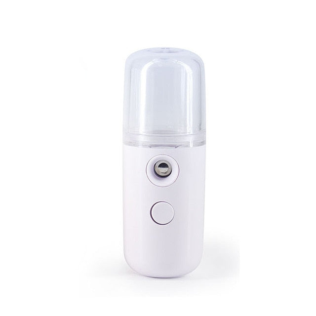 Air Humidifier Portable Humidifiers Mini Humidifier Air Moistener Spray Humidifier White Student Small Fan Pocket Humidifier