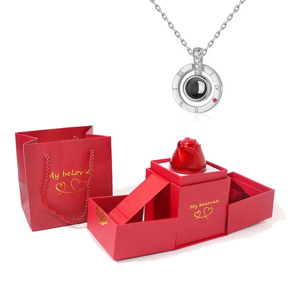 Projection Necklace With Gift Box