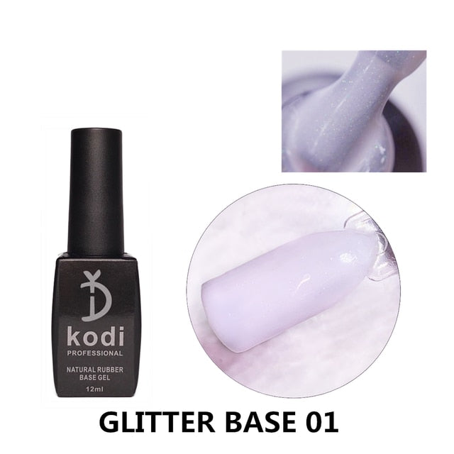 a bottle of nail polish with a white base