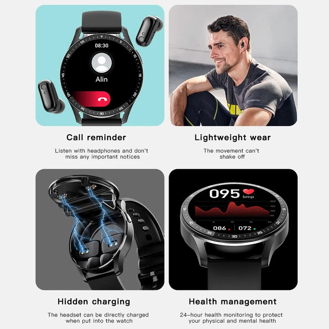 TWS Bluetooth Headset Smart Watch 