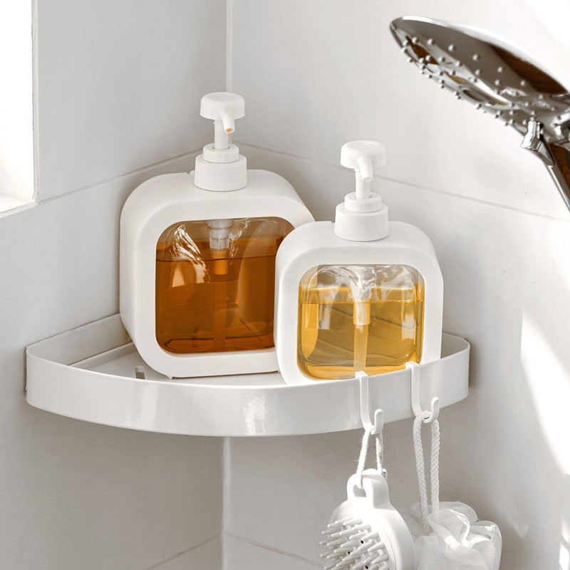 Refillable Lotion Bath Pump Bottle Bathroom Soap Dispensers 