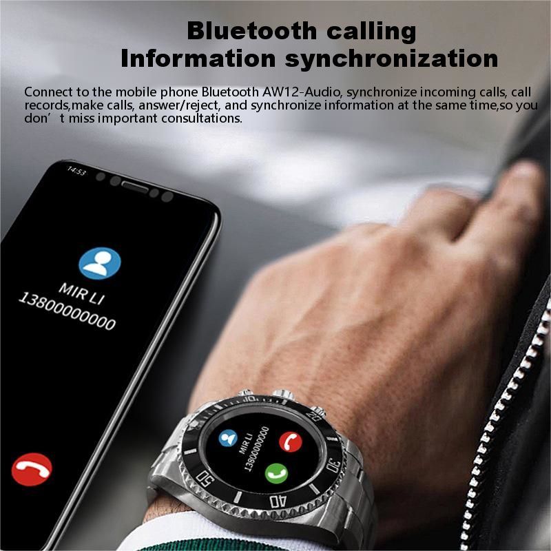 Smart Watch Men Bluetooth Call Display Heart Rate Smartwatch