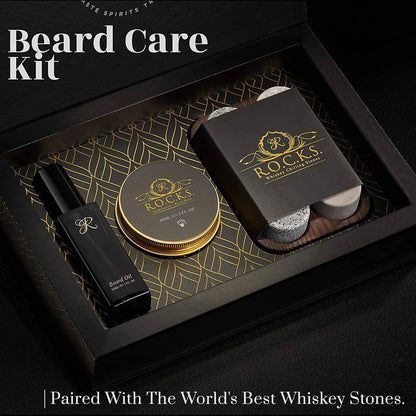 The Gentleman's Essentials - Whiskey Stones & Grooming Kit Gift Set