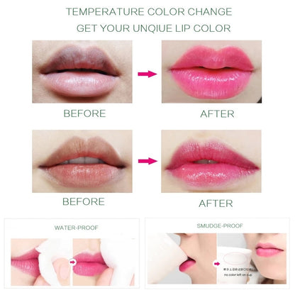 Aloe Vera Lipstick Lip Balm Color Mood Changing Long Lasting