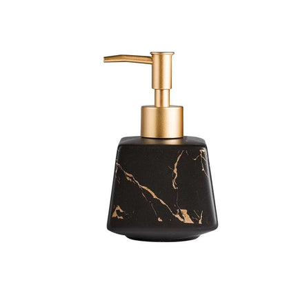 Marble Soap Dispenser Detergent Dispenser with Tray Marble