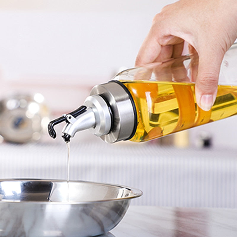 Cooking Oil Dispenser Oil Spray Cooking Seasoning Bottle Oil Bottle Dispenser Sauce Storage Bottles Vinegar Creative Kitchen Tool