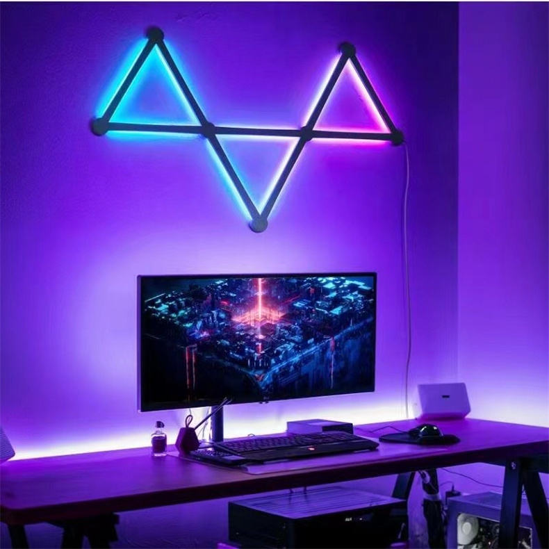 LED Light Bars RGB Wall Ambiance Music Party Decor Wifi Link