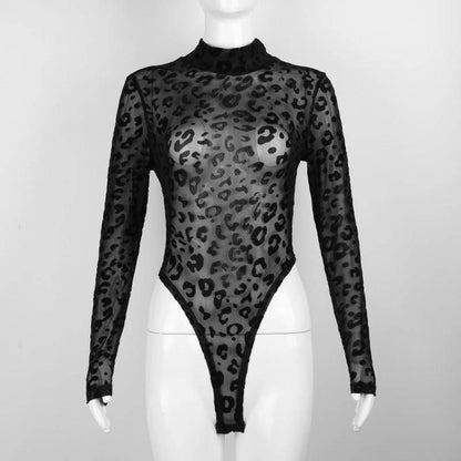 Sexy Long Sleeve Bottoming Bodysuit3