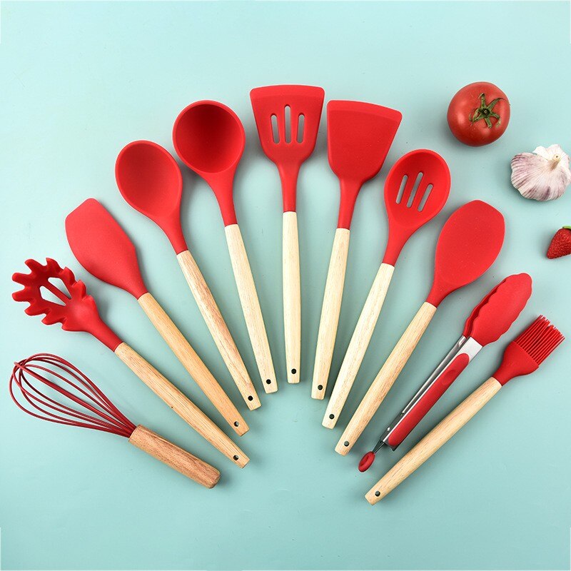 Pot Spatula And Spoon Non-Stick Cookware Heat Resistant