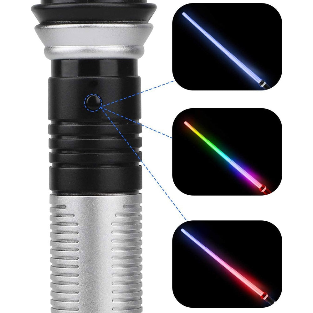 2pc Lightsaber set is perfect for fans of the iconic weapon.