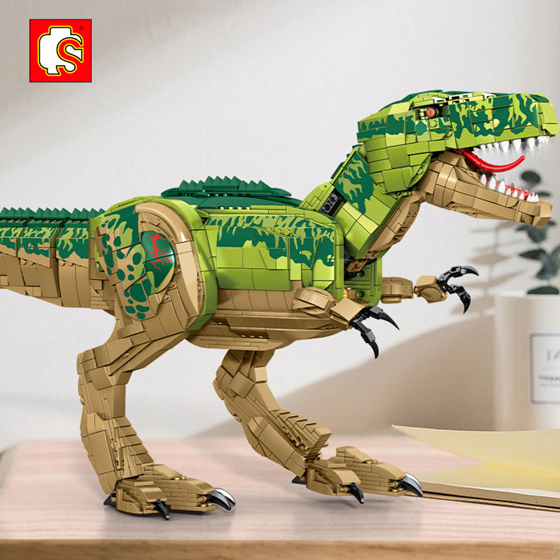 Large Tyrannosaurus Rex Dinosaur Building Blocks Toys